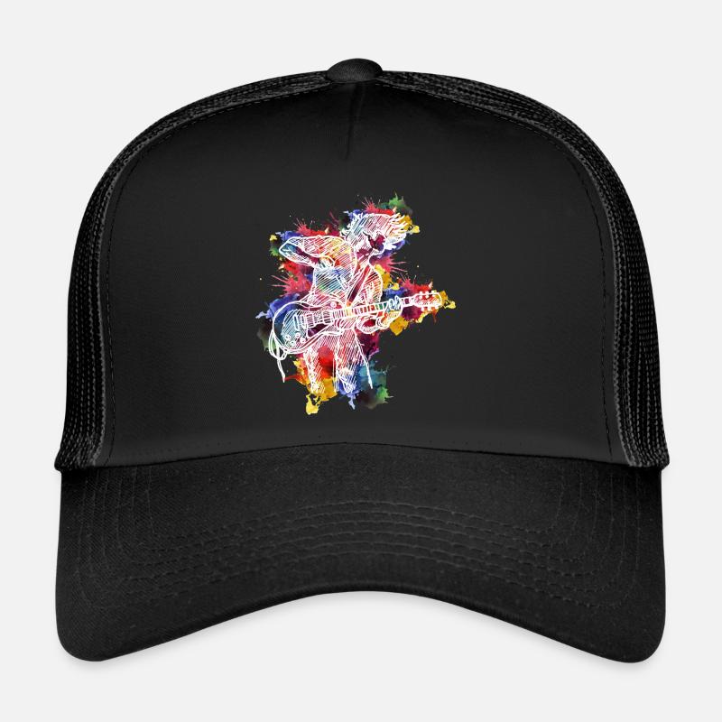 guitar - Trucker Cap - black/black
