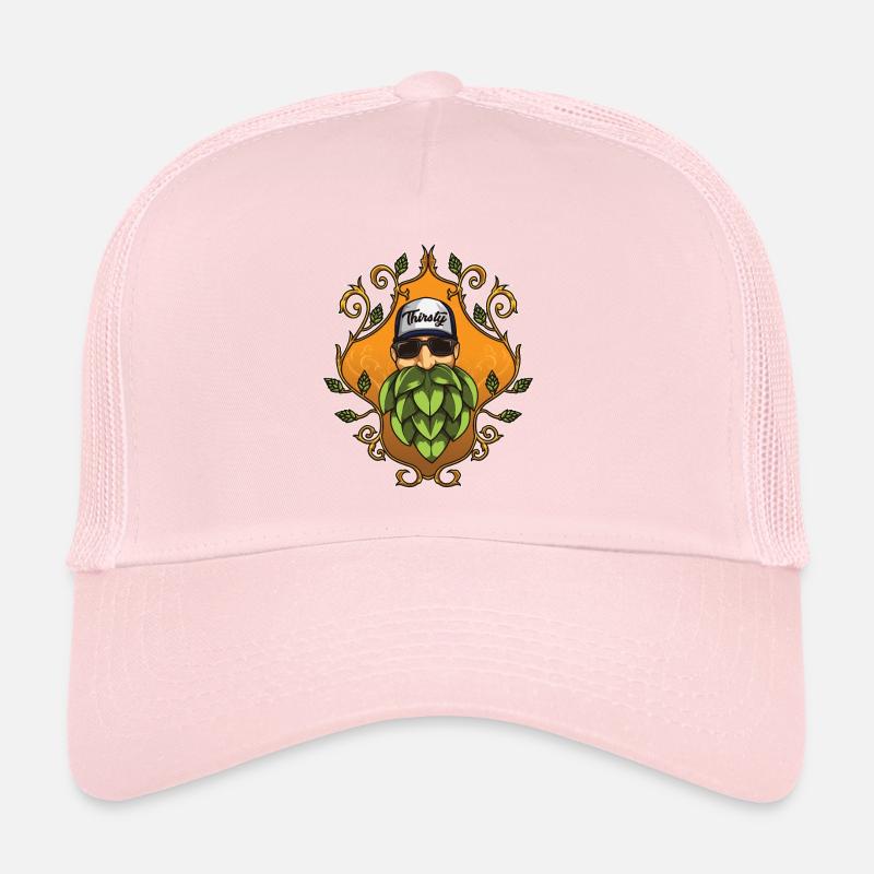 Durstiger Bart - Hopfen Hipster - Brauerei Style Trucker Cap