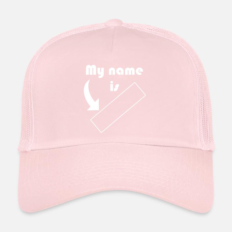 My name is ... customizable Trucker Cap