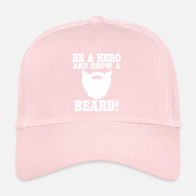 Jolie barbe sort Casquette trucker 