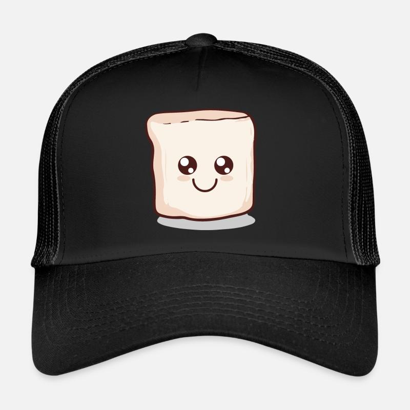 Kawaii Marshmallow | S'more | Camping Trucker Cap