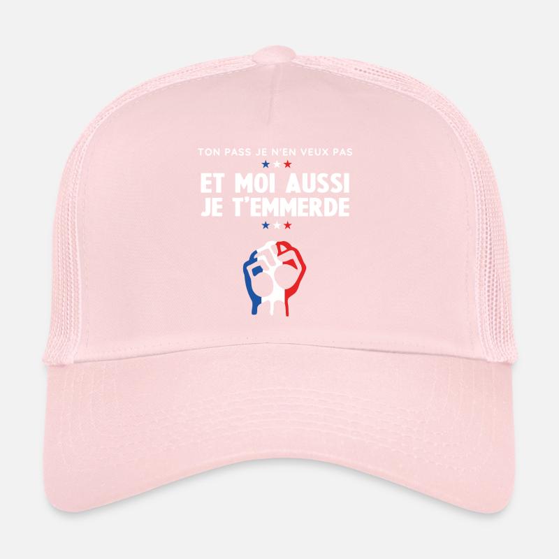 Moi aussi je t'emmerde Casquette trucker 