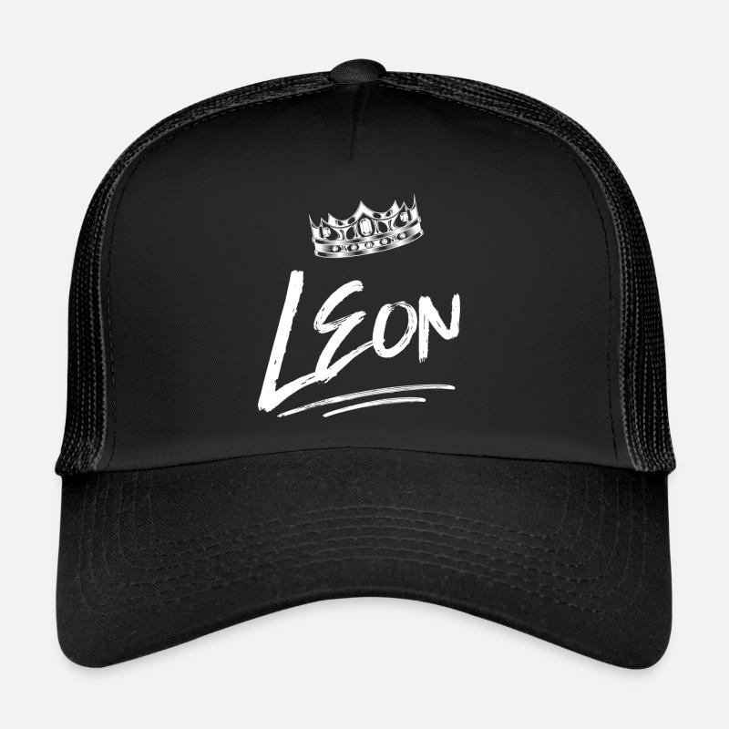 Leon - Trucker Cap - Schwarz/Schwarz