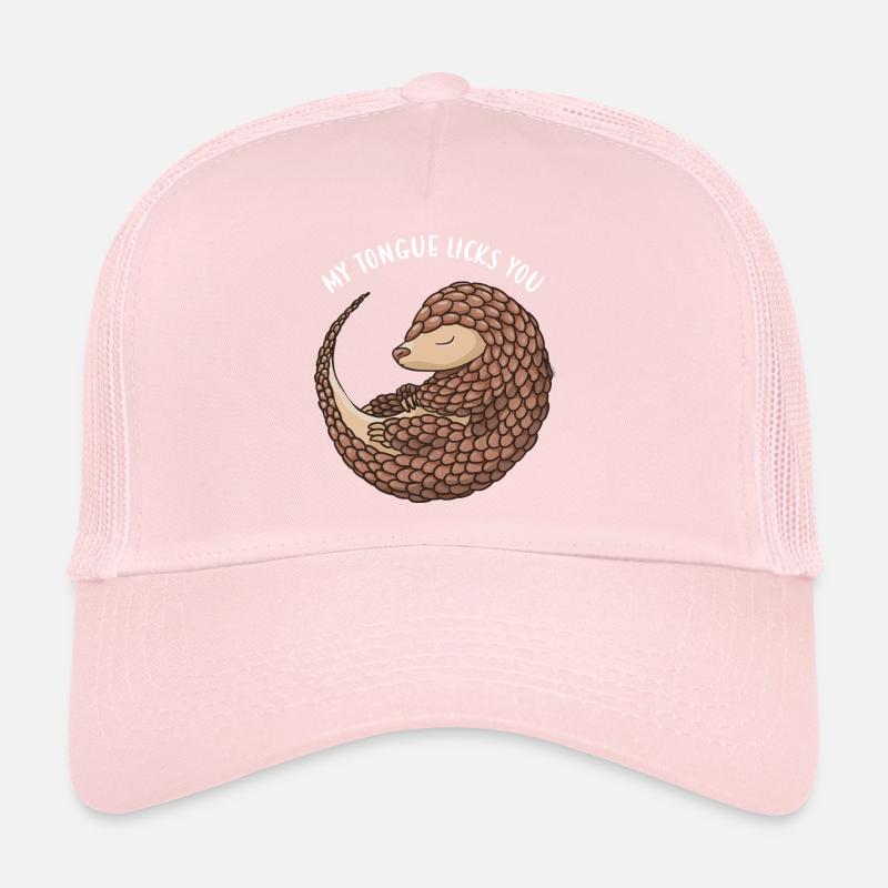 Ma langue te lèche Pangolin Casquette trucker 
