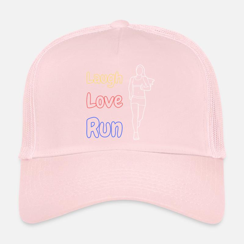 Rire Amour Courir Casquette trucker 