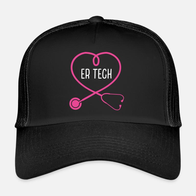 Emergency Room Technician ER Nurse Tech Trucker Cap