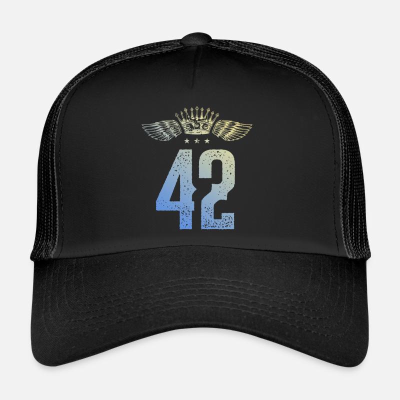 42 Number crown Trucker Cap