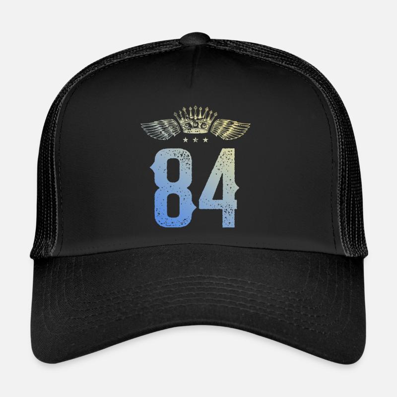 84 Couronne numérique Casquette trucker 