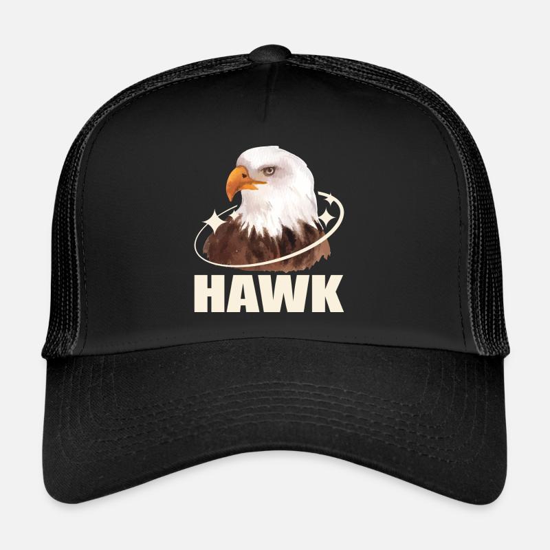 Habicht - Trucker Cap - Schwarz/Schwarz