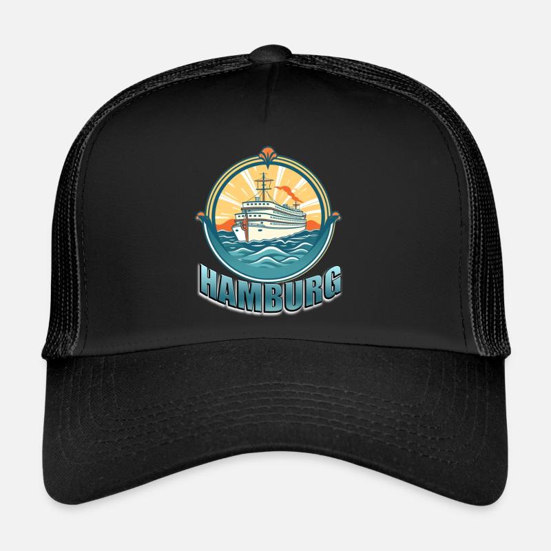 Hambourg Schiffahrt Desgin Casquette trucker 
