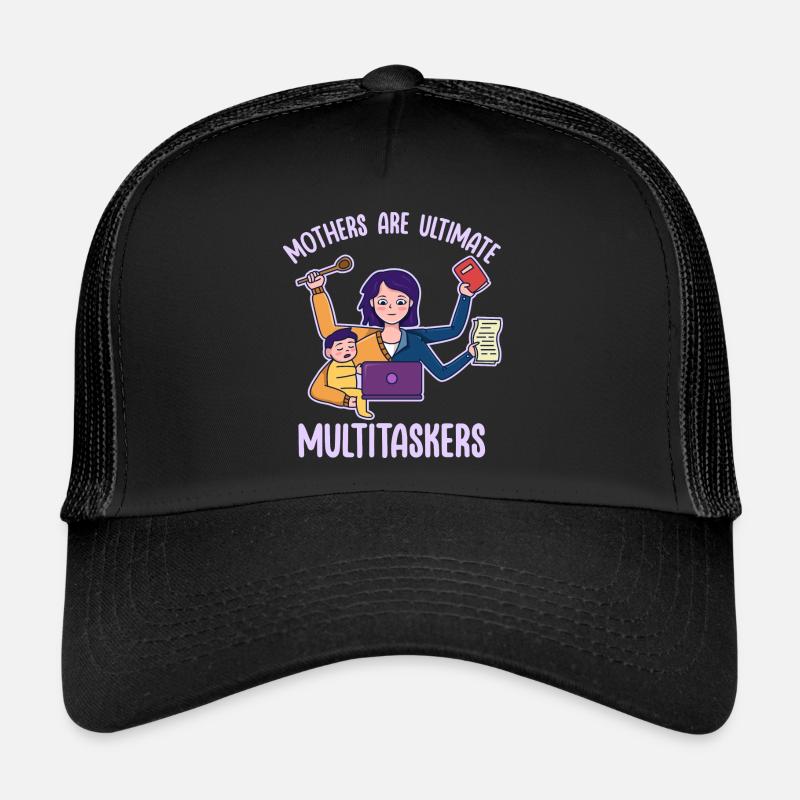 Conception de travail multitâche pour la fête des mères Casquette trucker 
