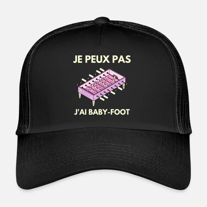 Ich kann nicht, ich habe einen Tischkicker Trucker Cap