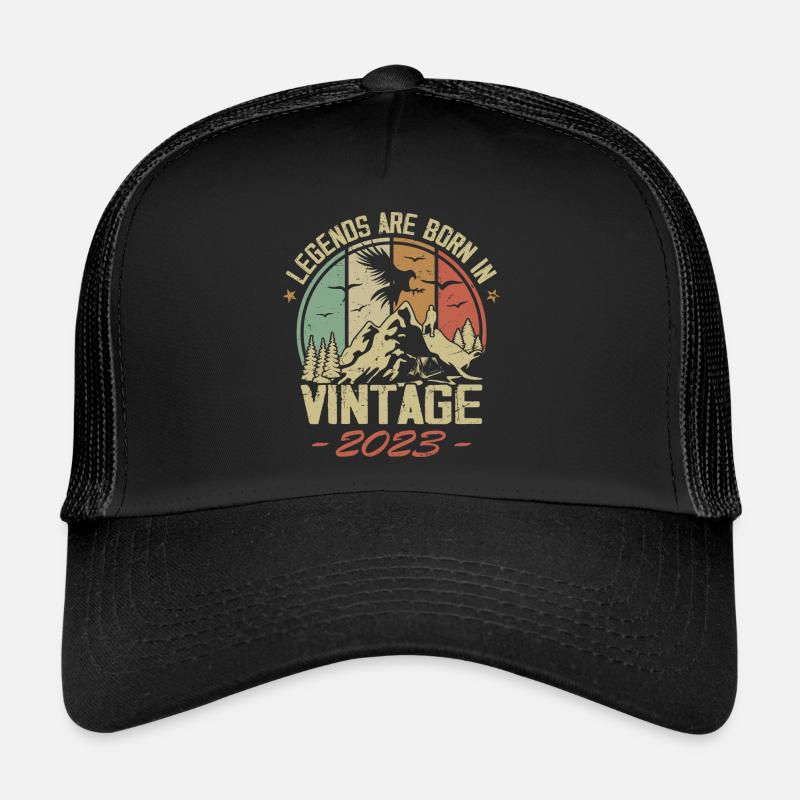 Les Légendes Sont Nées En 2023 - 1e Anniversaire Casquette trucker 