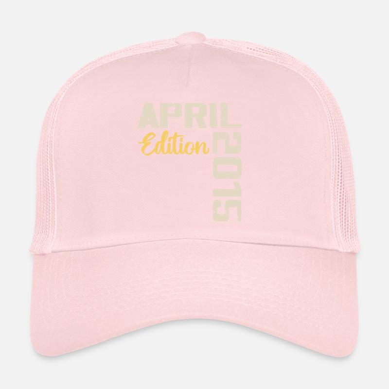 9 Jahre Jubiläum April 2015 Geburtstagsgeschenk Trucker Cap