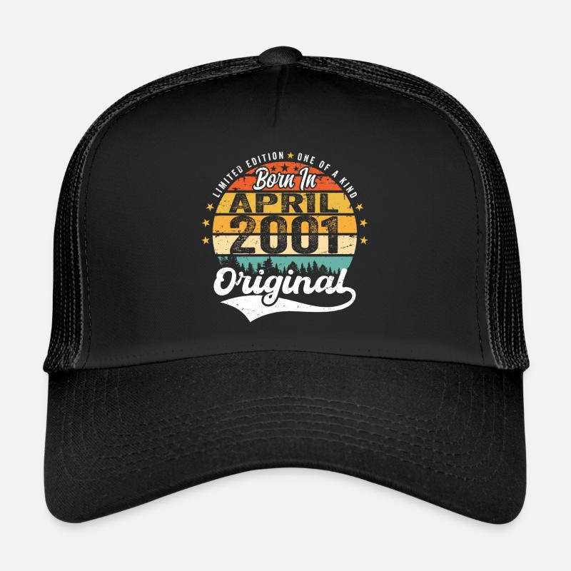 April 2001 Geburtstagsgeschenk April 2001 Vintage Trucker Cap