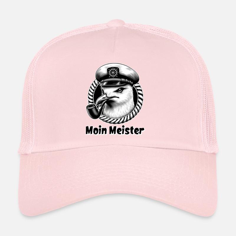 Moin Master Seagull Captain Seafaring Trucker Cap