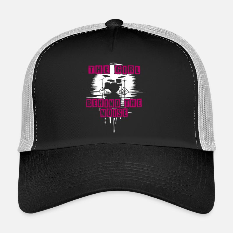 Lautes Mädchen lustiger Drummer Girl Spruch Trucker Cap