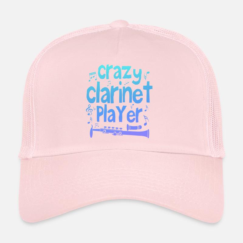 Crazy clarinet player Casquette trucker 