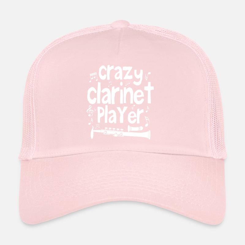 Crazy clarinet player Casquette trucker 