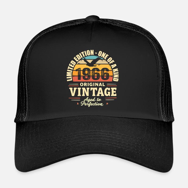 1966 Birthday Gift Vintage 1966 Retro 1966 Trucker Cap