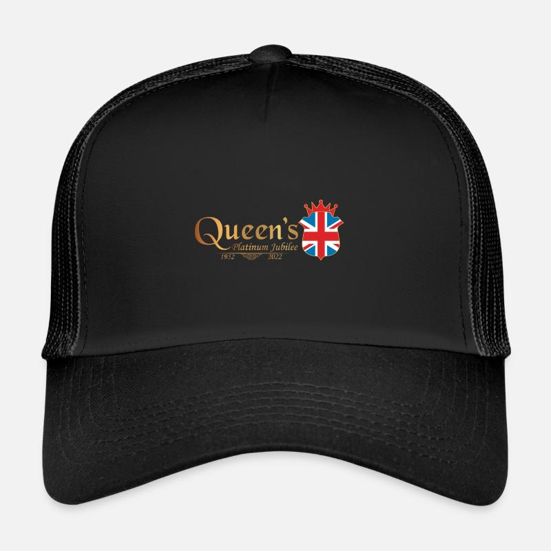British Queen Monarchy Platinum Jubilee 70th yr Trucker Cap