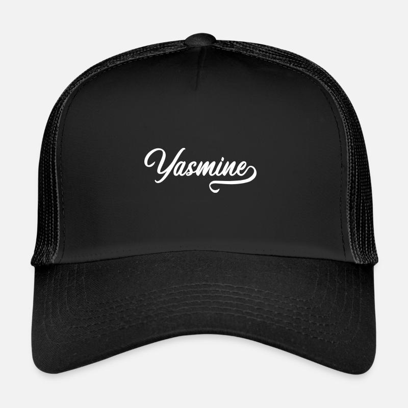 Yasmine - First name - Trucker Cap - black/black