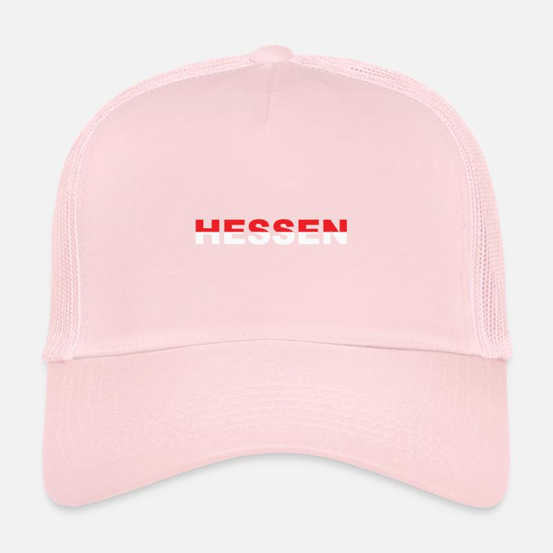 Hessen Flagge Wort HE Trucker Cap
