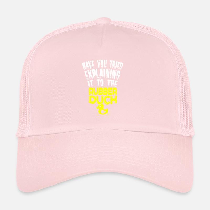 Développeur de programmeur informatique Humour Caoutchouc Canard Casquette trucker 