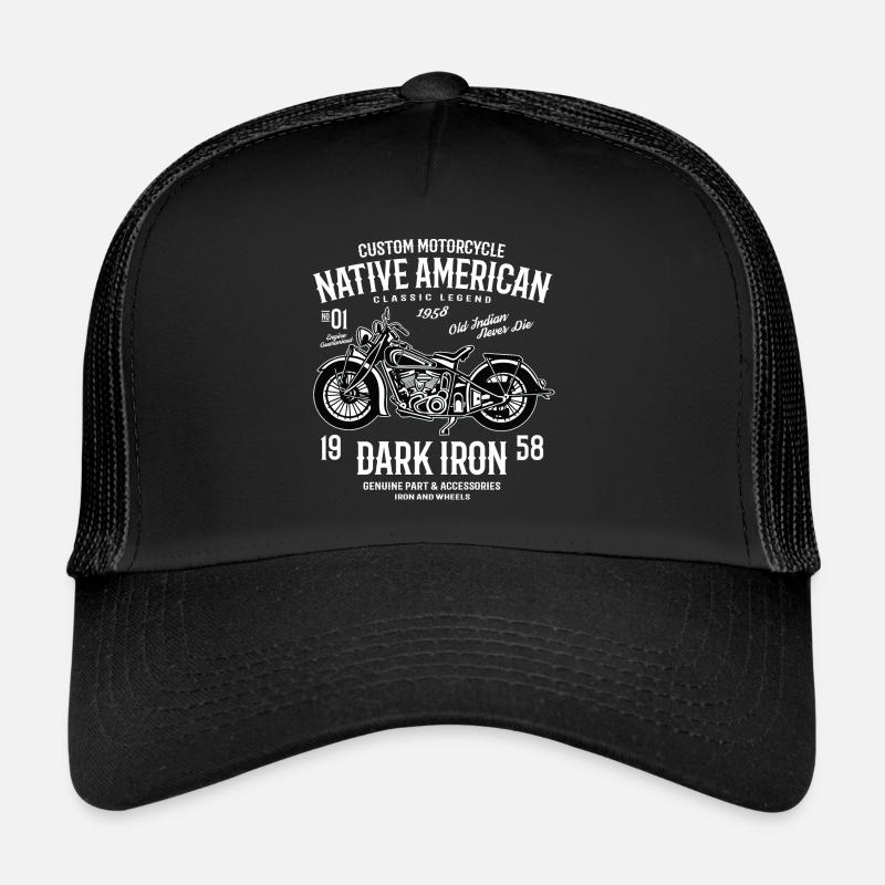 Dark Iron 2 - Trucker Cap - Schwarz/Schwarz