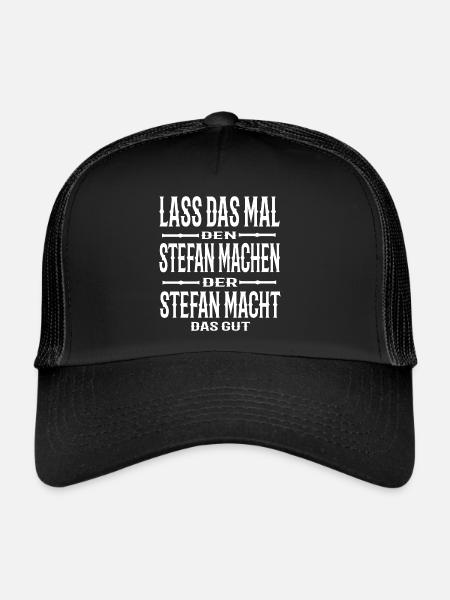 Stefan - Trucker Cap - Schwarz/Schwarz