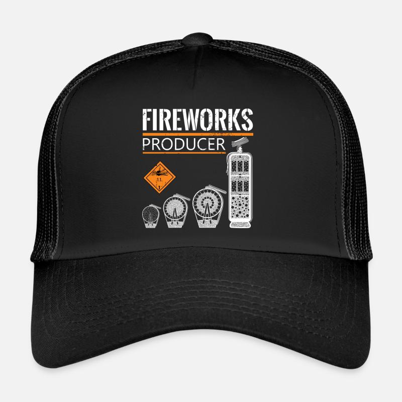 Fireworks Producer Pyro Casquette trucker 