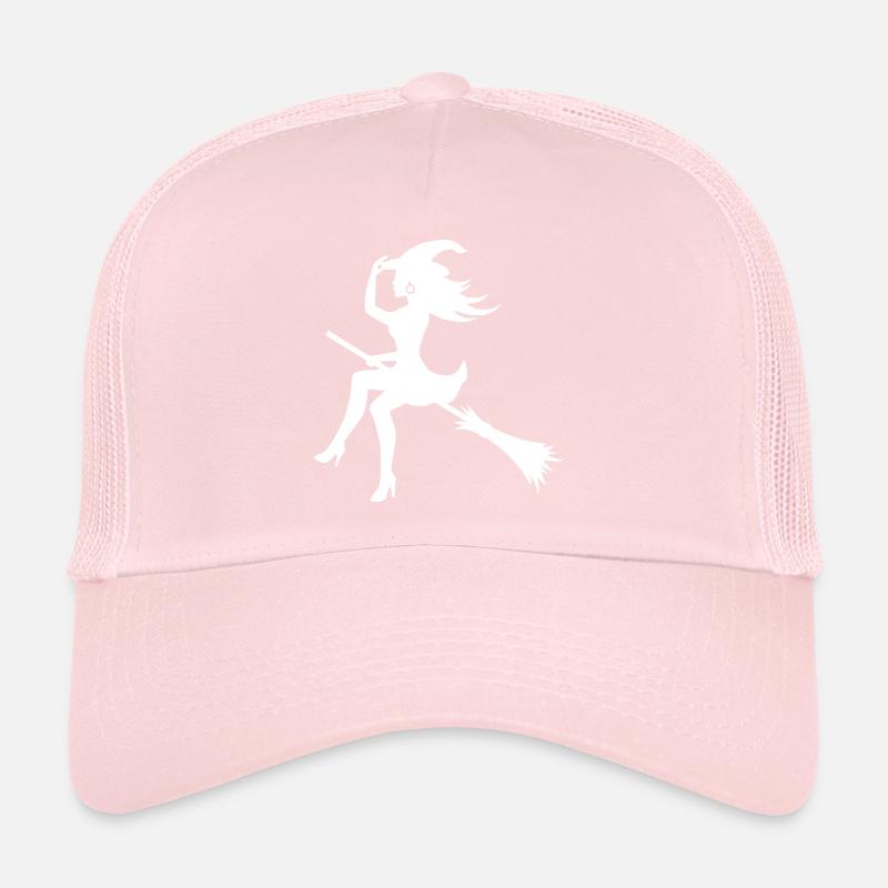 Sorcière / Befana sur balai Casquette trucker 