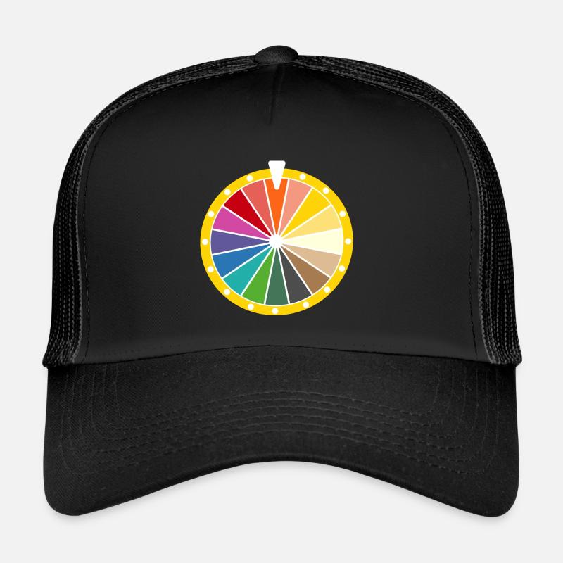 roue de la fortune - Casquette trucker  - noir/noir