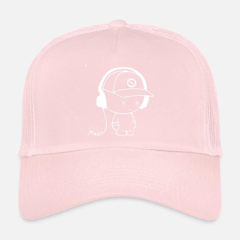 Garçon - casque - musique Casquette trucker 