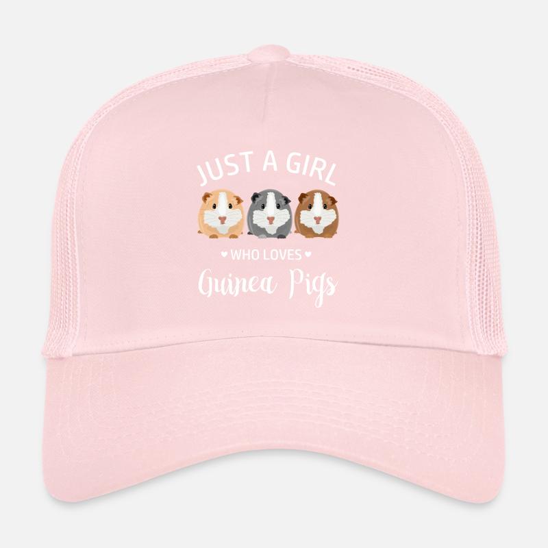 Nur ein Mädchen, das Meerschweinchen liebt Trucker Cap