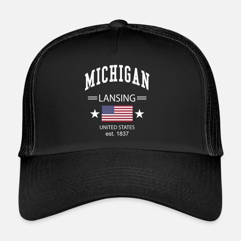 Michigan - Trucker Cap - black/black