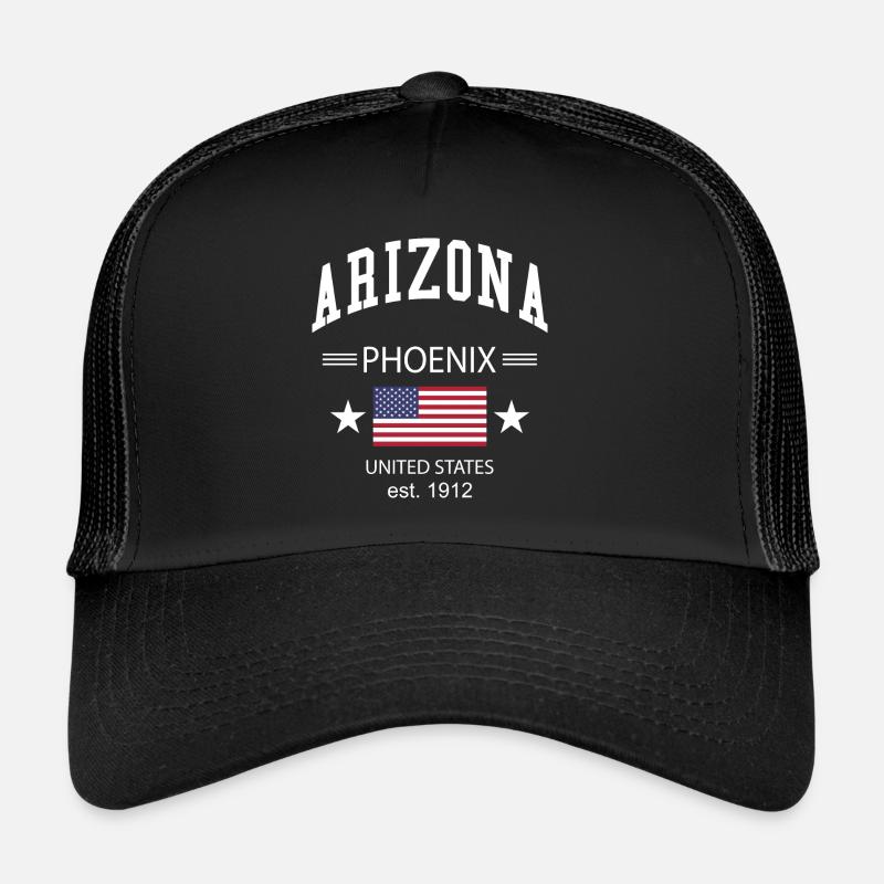 Arizona - Trucker Cap - Schwarz/Schwarz