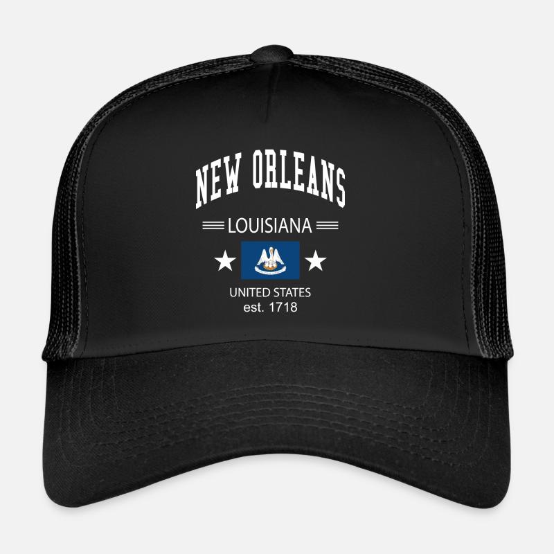 New Orleans - Trucker Cap - black/black