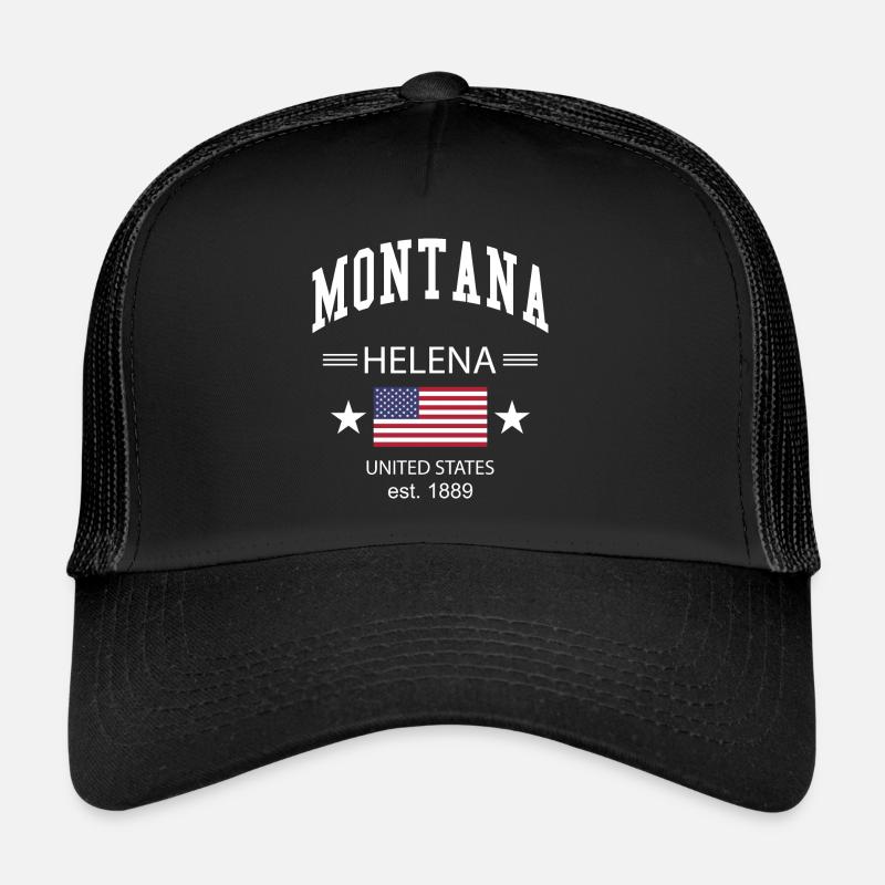 Montana - Casquette trucker  - noir/noir