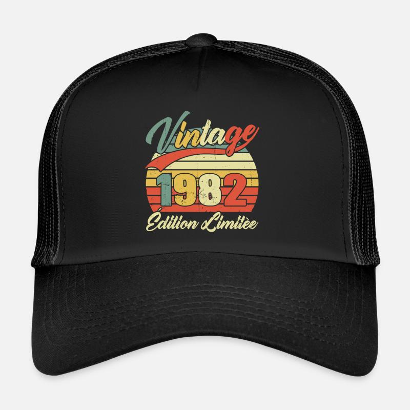 Cadeau D'anniversaire Vintage 1982 Édition Limitée Casquette trucker 