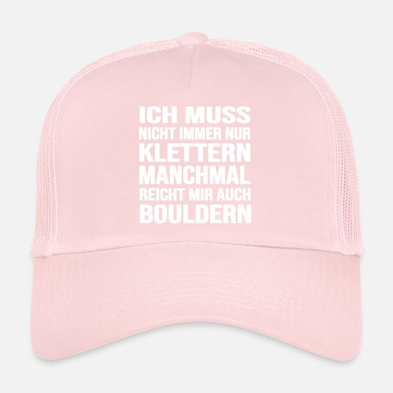 bouldern boulderfelsen freiklettern boulderzeit Trucker Cap