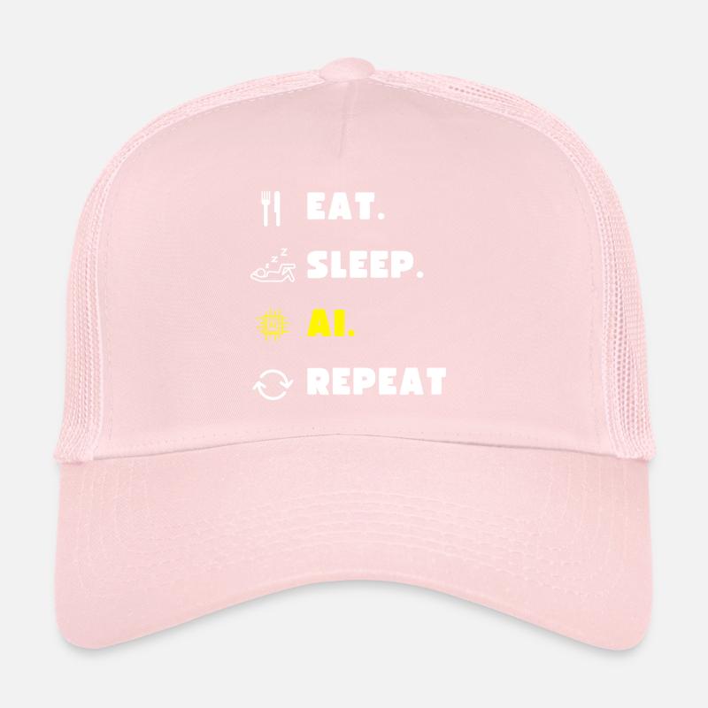AI Artificial Intelligence Coding Gift Funny Trucker Cap