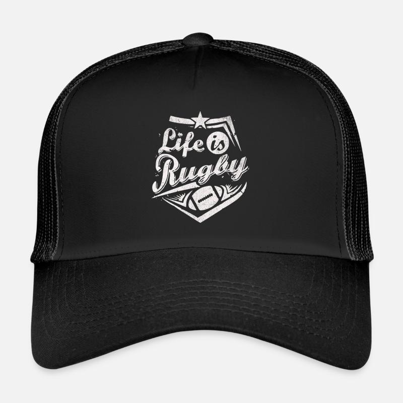 Das Leben ist Rugby Trucker Cap