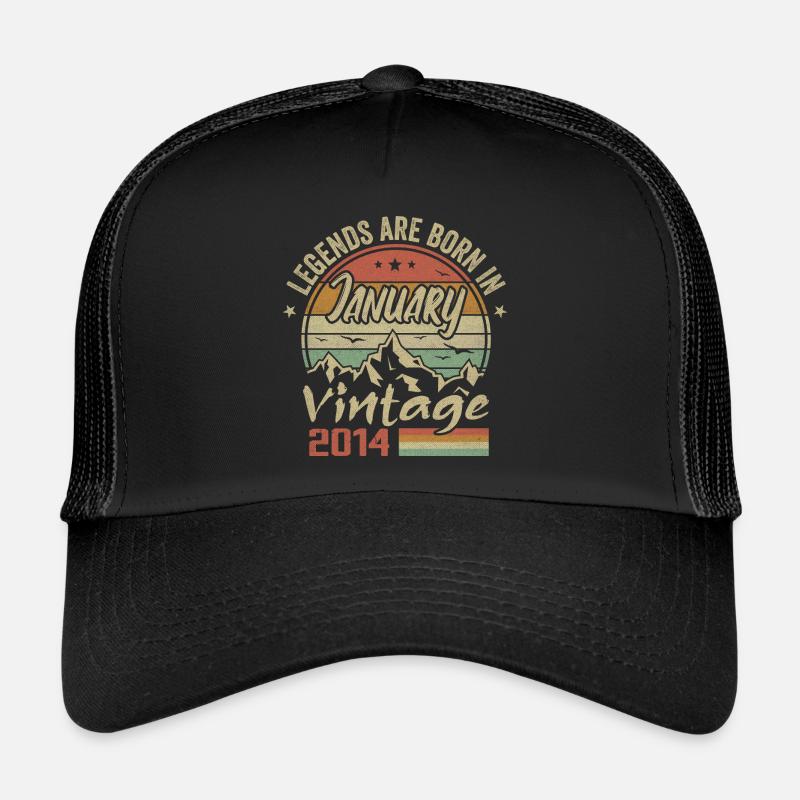 Les Légendes Sont Nées En Janvier 2014 - 2014 Casquette trucker 