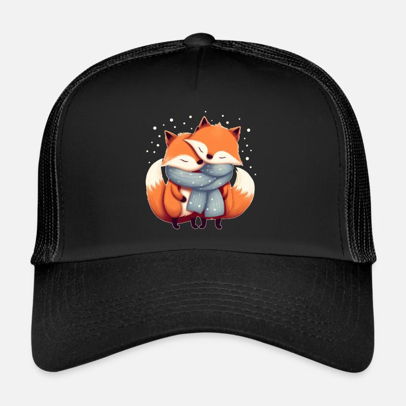 Couple de renards Casquette trucker 