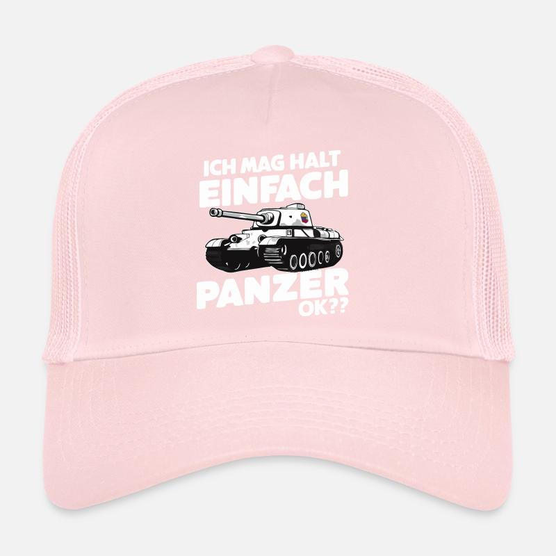 Chars Chars principaux Chars de combat Chars Chars Pilotes de chars Casquette trucker 