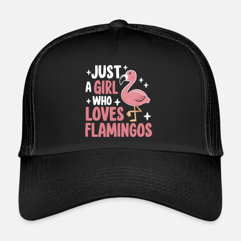 Flamingo Tier Rosa Trucker Cap