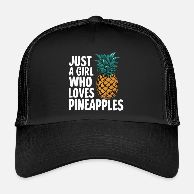 Pineapple tropical hawaiian fruit Trucker Cap