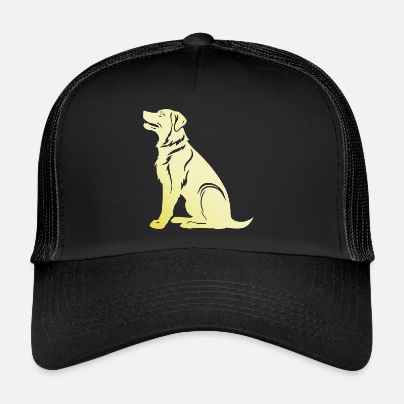 Samojede Hund Silhouette Trucker Cap