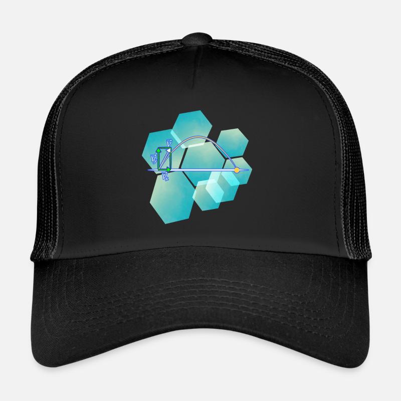 Physique lancer parabole Casquette trucker 
